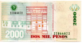 COLOMBIA 2000 Pesos 2010 RADAR 27866872 UNC