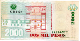 COLOMBIA 2000 Pesos 2010 RADAR 27966972 UNC