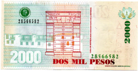 COLOMBIA 2000 Pesos 2010 RADAR 28566582 UNC