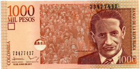 COLOMBIA 1000 Pesos 2011 RADAR 73477437 UNC