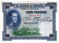 SPAIN 100 Pesetas 1925. XF