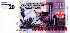 SWAZILAND 20 Em. 2017 RADAR 5470745 UNC