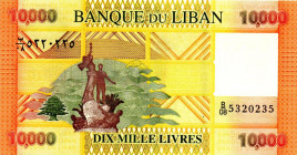 LEBANON 10.000 Livres 2021 RADAR 5320235 UNC