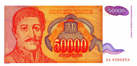 YUGOSLVIA 50.000 Dinara 1994 RADAR 4586854 UNC