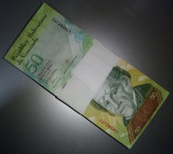 VENEZUELA Bundle (100 Notes) 50 BsF 2015 100 REPLACEMENT / STAR NOTES 100 CONSECUTIVE PIECES
Original Star Not Bundle, very rare