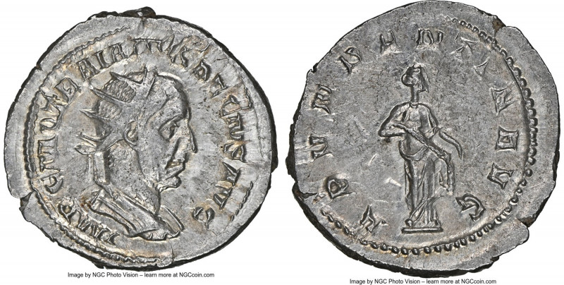 Trajan Decius (AD 249-251). AR antoninianus (23mm, 4.07 gm, 7h). NGC MS 4/5 - 4/...