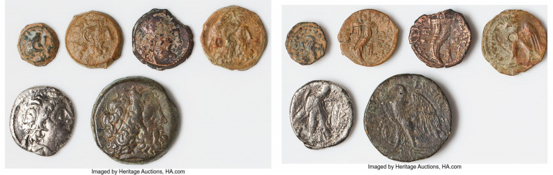 ANCIENT LOTS. Greek. Ptolemaic Egypt. Ca. 2nd-1st centuries BC. Lot of six (6) A...