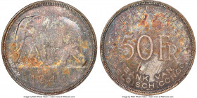 Belgian Colony 50 Francs 1944 MS62 NGC, Pretoria mint, KM27. One year type. 

HID09801242017

© 2020 Heritage Auctions | All Rights Reserved