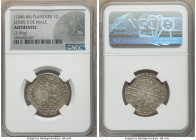 Flanders. Louis II de Mâle 3-Piece Lot of Certified Gros ND (1346-1384) Authentic NGC, Boudeau-2233. Weights range from 1.97-2.13gm. Sold as is, no re...