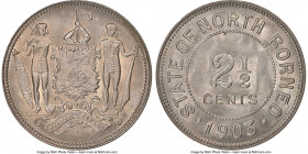 British Protectorate 2-1/2 Cents 1903-H MS65 NGC, Heaton mint, KM4. Two year type. 

HID09801242017

© 2020 Heritage Auctions | All Rights Reserve...