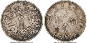 Hsüan-t'ung Dollar Year 3 (1911) XF Details (Chopmarked) NGC, Tientsin mint, KM-Y31, L&M-37. No period, 

HID09801242017

© 2020 Heritage Auctions...