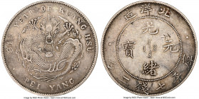 Chihli. Kuang-hsü Dollar Year 34 (1908) XF Details (Chopmarked) NGC, Pei Yang Arsenal mint, KM-Y73.2, L&M-465.

HID09801242017

© 2020 Heritage Au...