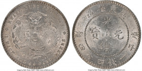 Kwangtung. Kuang-hsü 20 Cents ND (1890-1908) MS63 NGC, Kwangtung mint, KM-Y201, L&M-135. Lovely satin surface with dove gray tone. 

HID09801242017...