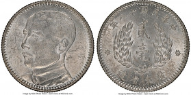 Kwangtung. Republic 20 Cents Year 18 (1929) MS63 NGC, KM-Y426, L&M-158. Silver-gray toned over lustrous surfaces. 

HID09801242017

© 2020 Heritag...