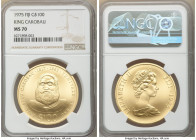 British Colony. Elizabeth II gold 100 Dollars 1975 MS70 NGC, KM38. Mintage: 593. Satin surface. AGW 0.5031 oz. 

HID09801242017

© 2020 Heritage A...