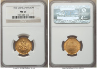 Russian Duchy. Nicholas II gold 20 Markkaa 1913-S MS65 NGC, Helsinki mint, KM9.2. AGW 0.1867 oz. 

HID09801242017

© 2020 Heritage Auctions | All ...