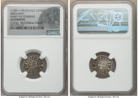 Burgundy. Abbey of Tournus 3-Piece Lot of Certified Deniers ND (1100-1140) Authentic NGC, PdA-5610. Weights range from 0.66-0.87gm. +SCS VALERIAN, bea...