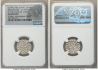 La Marche 4-Piece Lot of Certified Deniers ND (1170-1245) Authentic NGC, Angouleme mint, PdA-2663. Struck in the name of Louis. Weights range from 0.8...