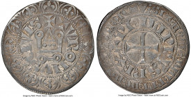 Philip III (1270-1285) or Philip IV (1285-1314) Gros Tournois a la O rond ND (c. 1280-1290) AU55 NGC, Dup-213C. 25mm. 3.05gm. 

HID09801242017

© ...