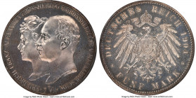 Mecklenburg-Schwerin. Friedrich Franz IV Proof 5 Mark 1904-A PR65+ NGC, Berlin mint, KM334. Mintage: 2,500. Wedding commemorative of Friedrich Franz I...
