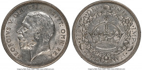 George V Crown 1928 MS62 NGC, KM836, S-4036. Lustrous mint bloom, very small lamination to left of forehead. 

HID09801242017

© 2020 Heritage Auc...