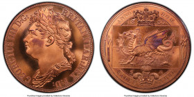 6-Piece Lot of Certified INA Retro Fantasy Crowns PCGS, 1) George IV copper "Wales" Crown 1830-Dated (2007) - MS68 Red, KM-XM1a 2) George IV brass "Wa...