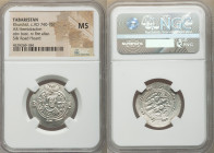 Dabwayhid Ispahbads of Tabaristan. Khurshid (AD 740-761) Hemidrachm PYE 95 (AH 129 / AD 746) MS NGC, Tabaristan mint, A-52. Silk Road Hoard.

HID098...