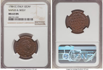 Naples & Sicily. Ferdinand IV Grano (12 Cavalli) 1788 P-CC MS63 Brown NGC, KM205.

HID09801242017

© 2020 Heritage Auctions | All Rights Reserved