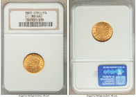 Vittorio Emanuele II gold 10 Lire 1863 T-BN MS64 NGC, Torino mint, KM9. Chiseled strike with orange toning and muted luster. 

HID09801242017

© 2...
