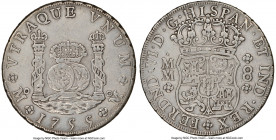 Ferdinand VI 8 Reales 1755 Mo-MM AU Details (Cleaned) NGC, Mexico City mint, KM104.2.

HID09801242017

© 2020 Heritage Auctions | All Rights Reser...