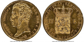 Willem I gold 10 Gulden 1837 UNC Details (Cleaned) NGC, Utrecht mint, KM56, Fr-327. 

HID09801242017

© 2020 Heritage Auctions | All Rights Reserv...