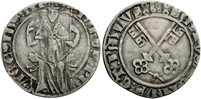 Avignone. Giovanni XXIII antipapa (Baldassarre Cossa), 1410-1419. Grosso, AR 1,9...