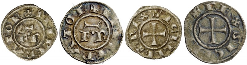 Brindisi. Lotto di due monete. Federico II di Svevia, 1198-1250. Imperatore dal ...