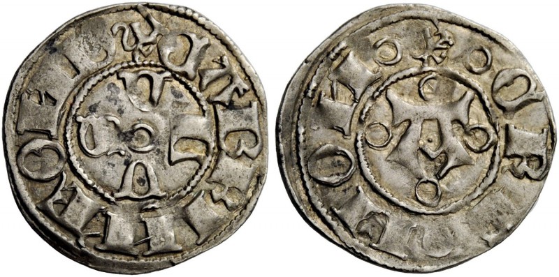 Cremona. Cabrino Fondulo, 1413-1420. Bolognino, AR 1,15 g. Leone rampante a d. C...