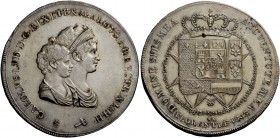 Firenze. Carlo Ludovico di Borbone reggenza di Maria Luigia, 1803-1807. Dena 1803. Pagani 23a. MIR 422/1.
Spl
