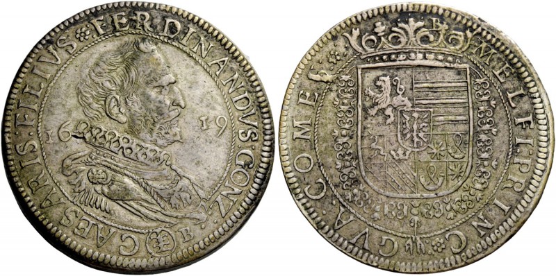 Guastalla. Ferrante II Gonzaga, 1575-1630. II periodo: conte, 1618-1621. Tallero...