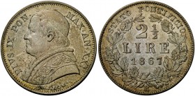 Roma. (§) Da 2,50 lire anno XXI/1867. Pagani 552. Muntoni 46. Berman 33387.
Fdc
Ex asta CNG 36, 1995, 1348.