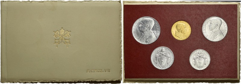 Roma. Serie completa dell’anno IX/1947 composta di 5 valori, dal 100 lire (AV) a...