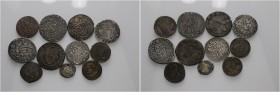 Roma. (§) Lotto di undici monete. Paolo V, 1605-1621. Testone anno V. Muntoni 53. Berman 1554. Mezzo baiocco anno XII/1617. Muntoni 138. Berman 1581. ...