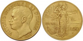 Savoia. Da 50 lire 1911. Pagani 656. MIR 1122a.
Rara. Spl
