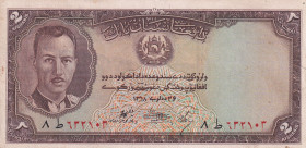 Afghanistan, 2 Afghanis, 1939, AUNC, p21
There is a 3 mm tear on the right border, Slightly stained
Estimate: USD 20-40