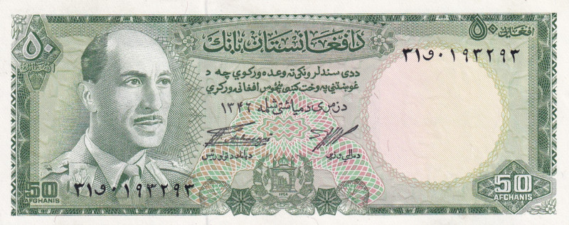Afghanistan, 50 Afghanis, 1967, UNC, p43a
Estimate: USD 50-100