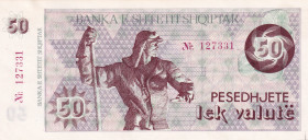 Albania, 50 Leke, 1992, UNC, p50a
Estimate: USD 50-100