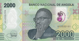 Angola, 2.000 Kwanzas, 2020, UNC, pNew
Polymer plastics banknote
Estimate: USD 15-30