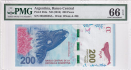 Argentina, 200 Pesos, 2016, UNC, p364a
PMG 66 EPQ
Estimate: USD 30-60