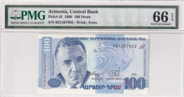 Armenia, 100 Dram, 1998, UNC, p42
PMG 66 EPQ
Estimate: USD 50-100