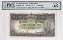 Australia, 1 Pound, 1953/1960, AUNC, p30
PMG 53, Commonwealth of Austral'a
Estimate: USD 125-250