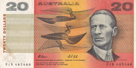 Australia, 20 Dollars, 1974/1994, VF(+), p46h
Slightly stained
Estimate: USD 20-40