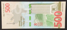 Azerbaijan, 500 Manat, 2021, UNC, pNew
Commemorative banknote, Liberation of Karabakh
Estimate: USD 500-1000