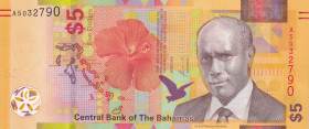 Bahamas, 5 Dollars, 2020, UNC, pNew
Estimate: USD 20-40